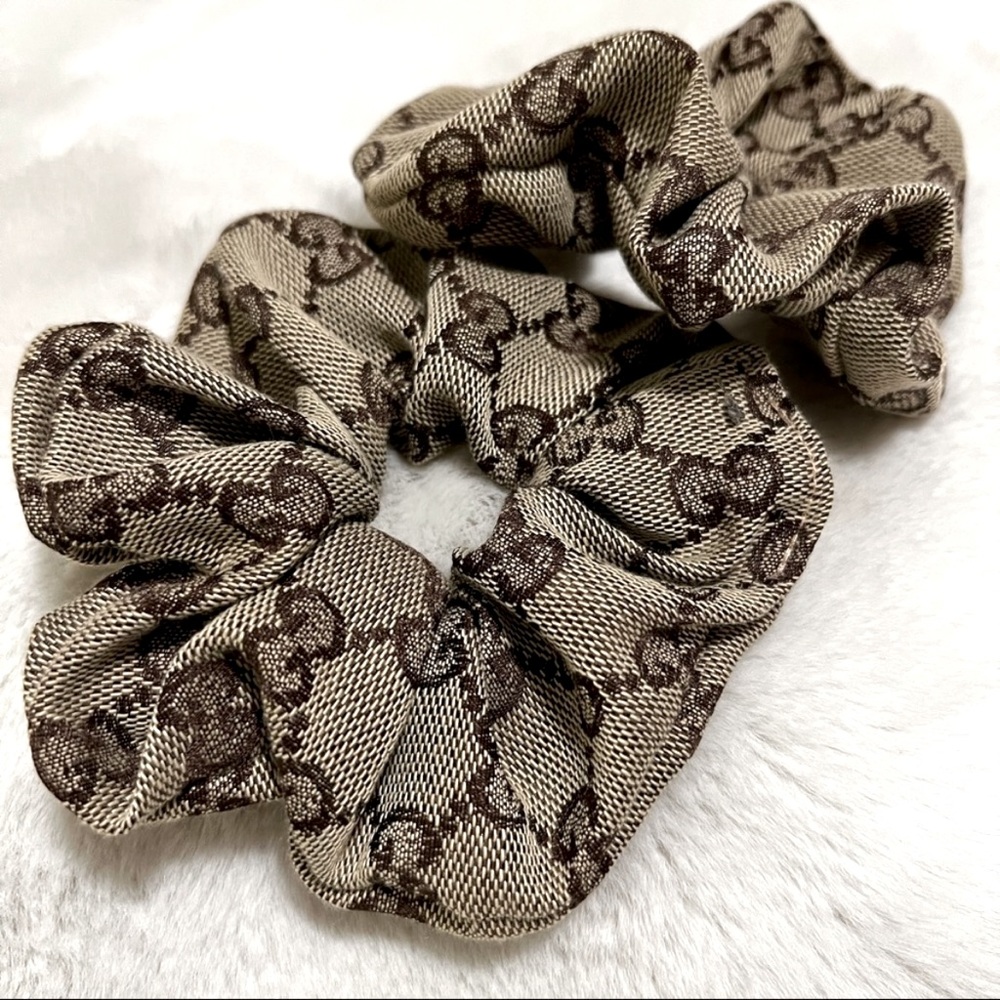 GG Monogram Luxury Hair Scrunchies 💕